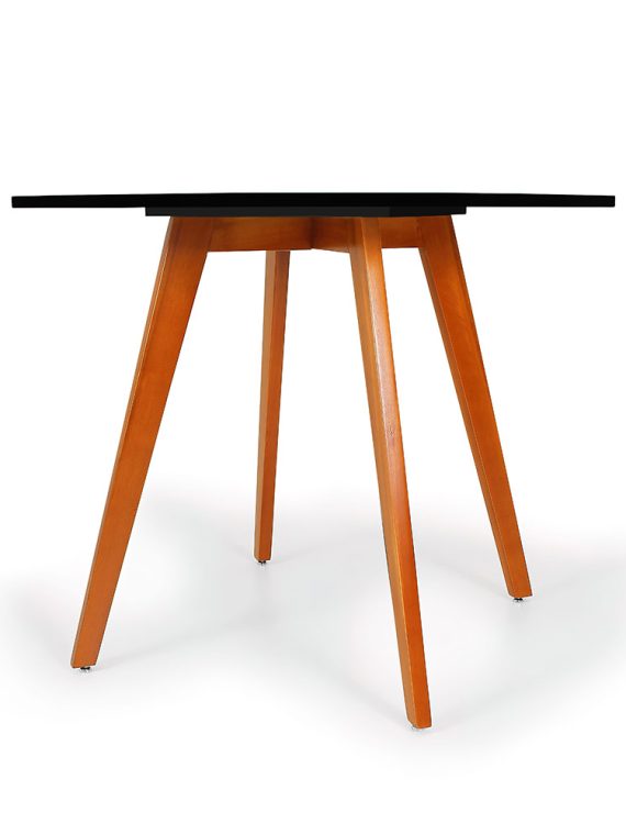 Mesa Inês Tampo 100cm Preto