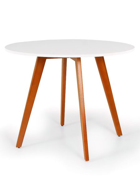 Mesa Inês Tampo 80cm Branco