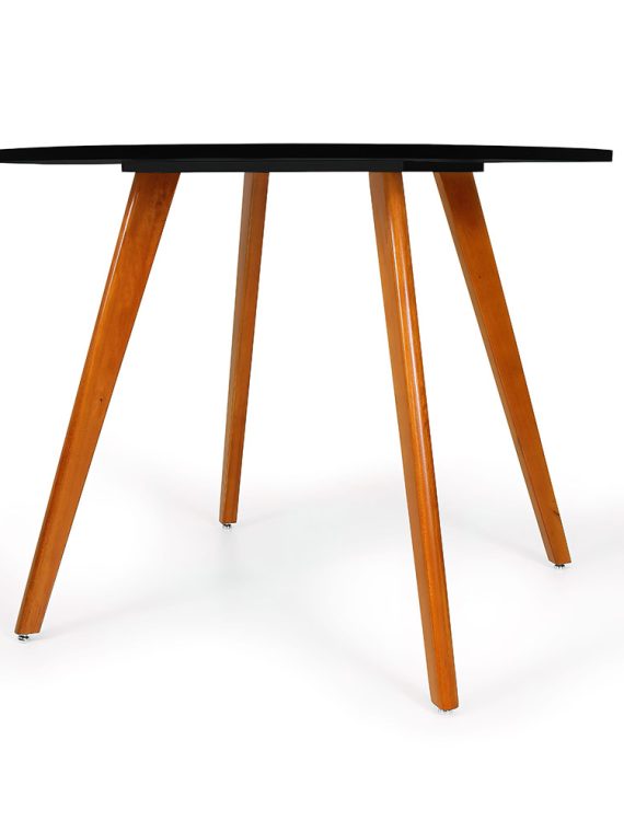 Mesa Laura Tampo 100cm Preto