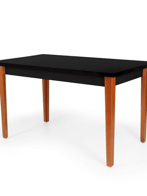 Mesa Luiza Tampo 135cm Preto
