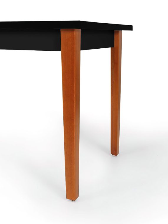 Mesa Luiza Tampo 135cm Preto