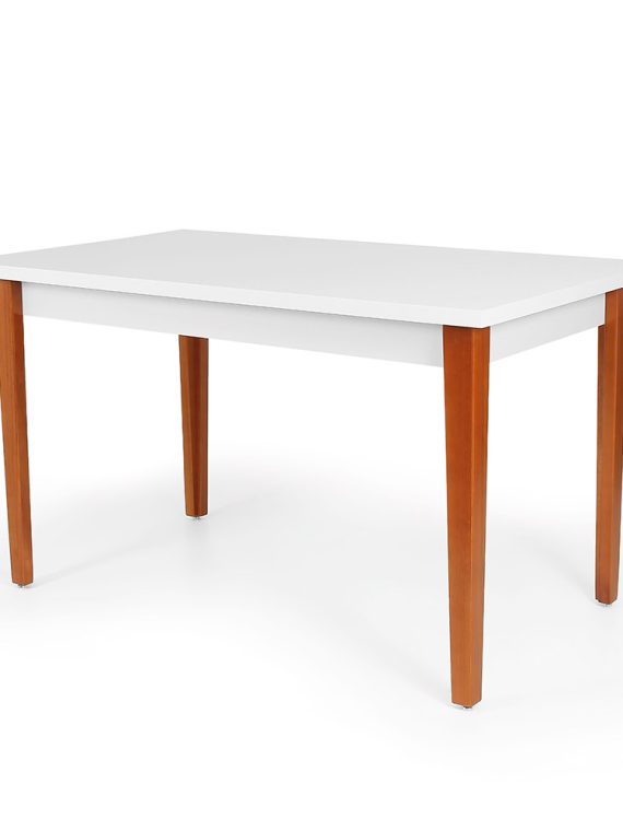 Mesa Luiza Tampo 135cm Branco