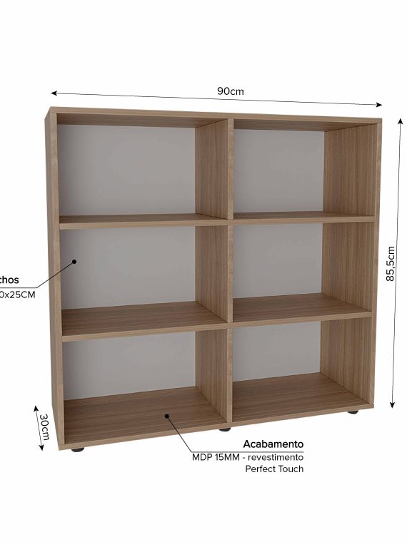 Estante Trevelin - c/ 06 Nichos Montana