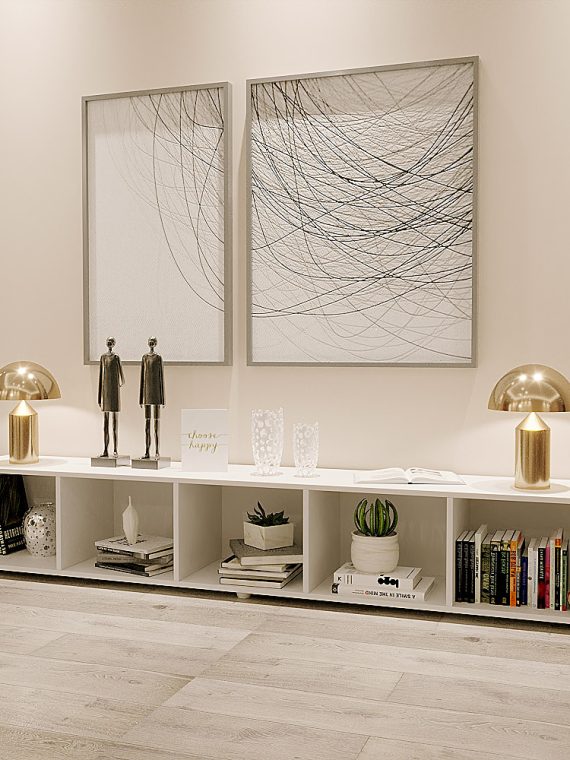 Estante Livreiro Auvin - c/ 05 Nichos Branco