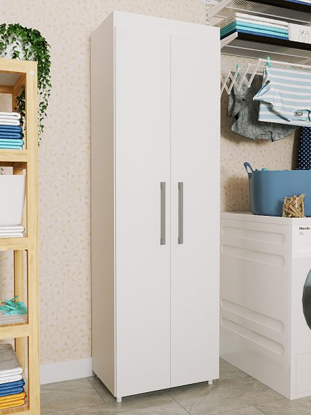 Armário Multiuso Para Lavanderia Eliza Branco