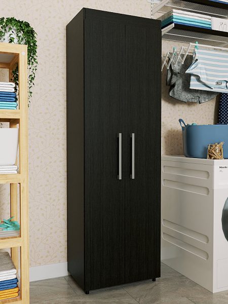 Armário Multiuso Para Lavanderia Eliza Preto