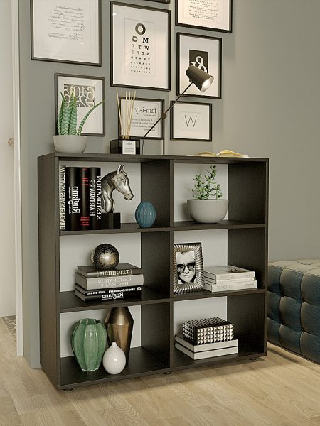 Estante Trevelin - c/ 06 Nichos Preto