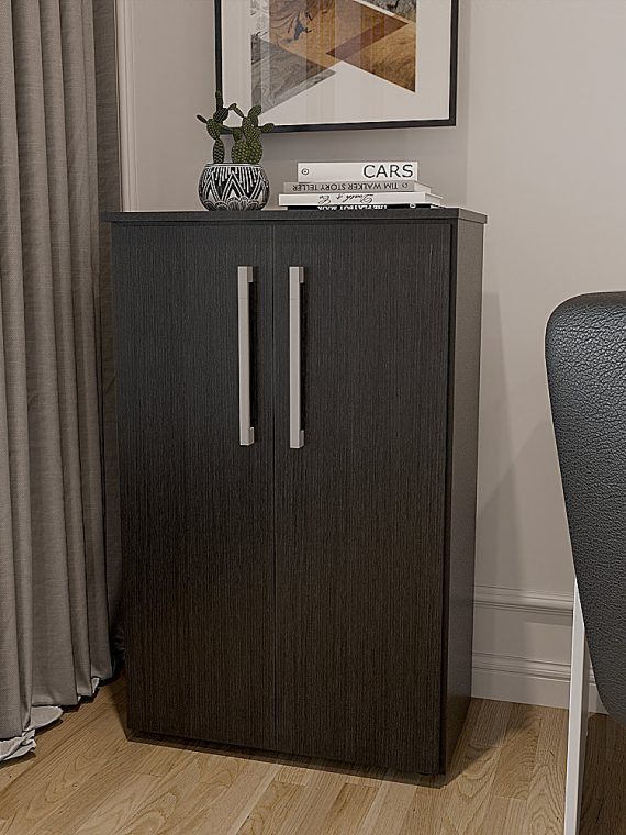 Armário Multiuso Tequila c/ 03 Prateleiras Preto