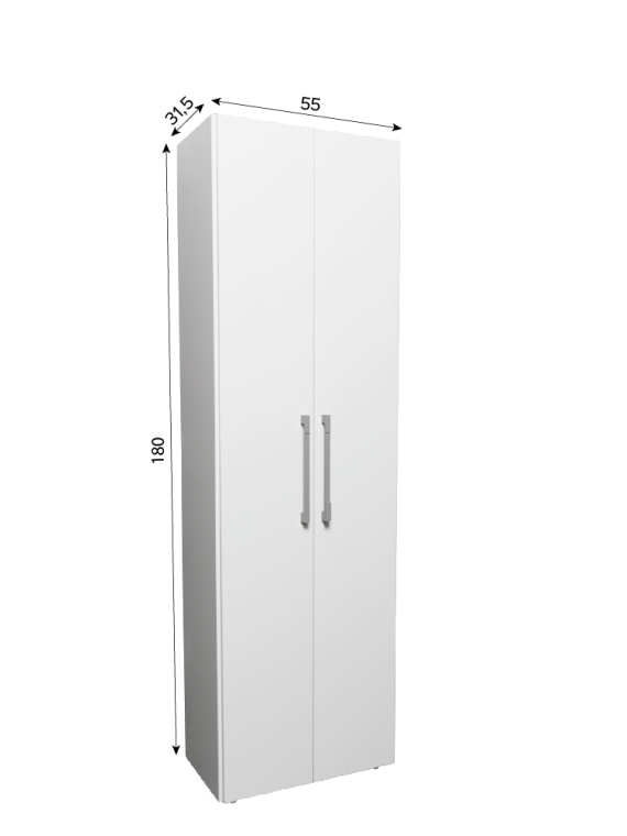 Multiuso Estilo c/ 04 Prateleiras Branco