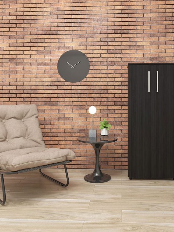 Armário Multiuso Daca c/ 04 Prateleiras Preto