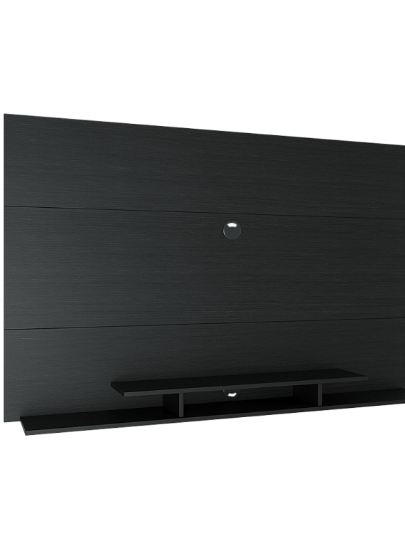 Painel Tv até 60" Tara - c/ 01 Nicho e 02 Prateleiras Preto