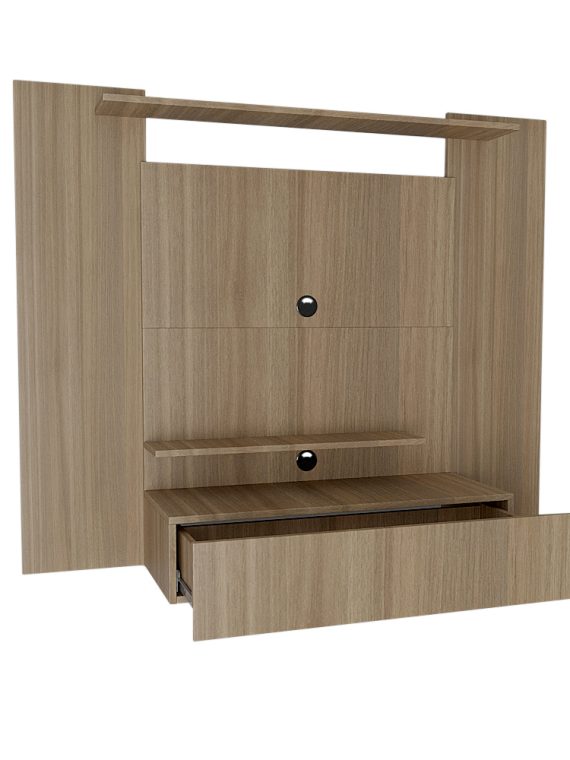 Painel Tv Santiago até 50" - c/ 01 Gaveta e 03 Prateleiras Montana