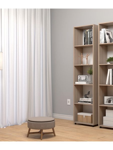 Estante Livreiro Pequim - 05 Nichos Montana