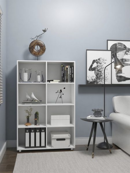 Estante Seul - c/8 Nichos Branco