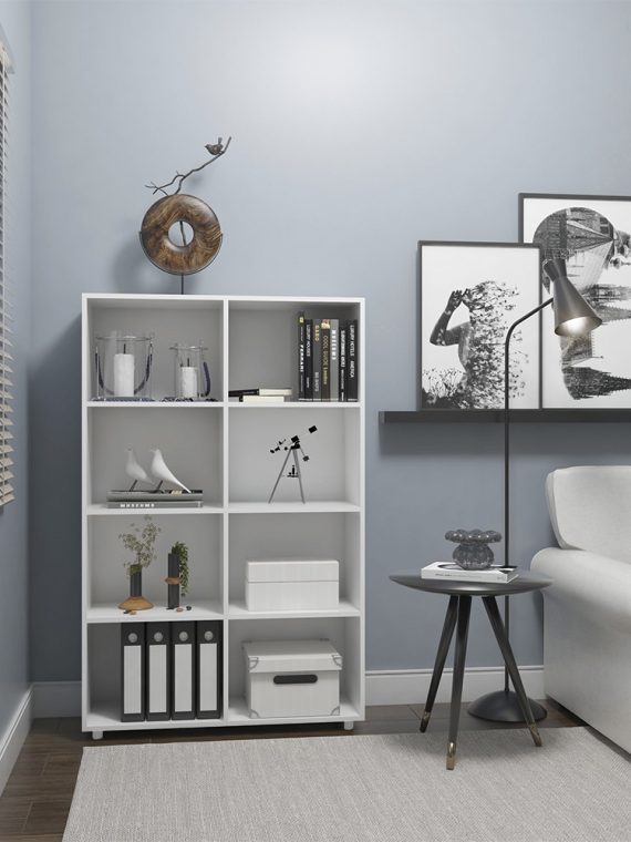 Estante Seul - c/8 Nichos Branco