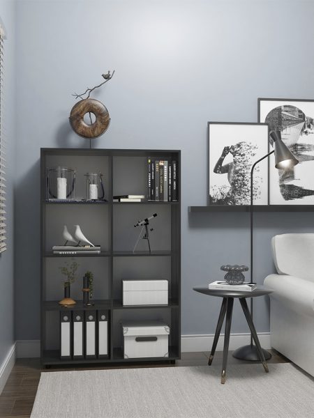 Estante Seul - c/8 Nichos Preto