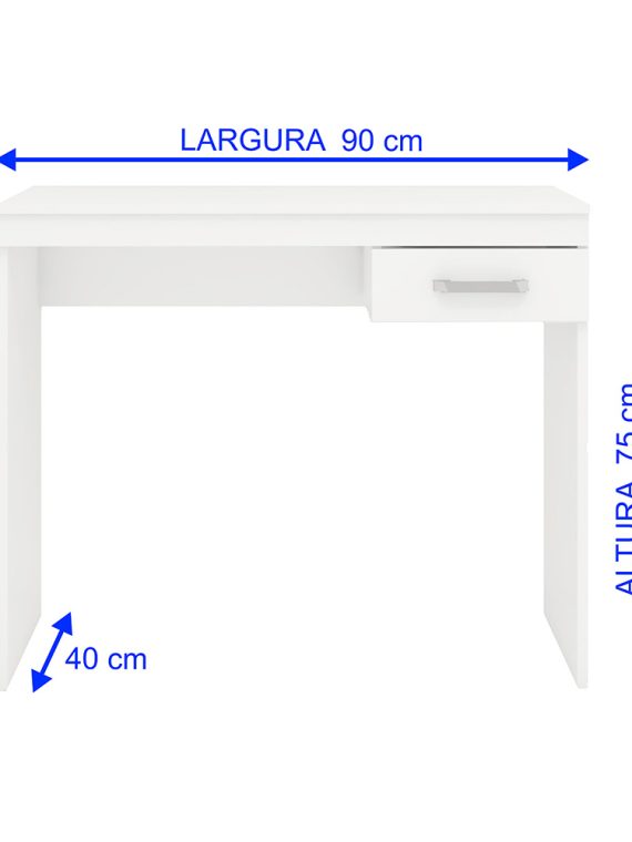 Escrivaninha Coliseu - 01 Gaveta Branco