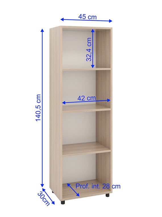 Estante Organizadora Zenica - c/ 04 Nichos Montana