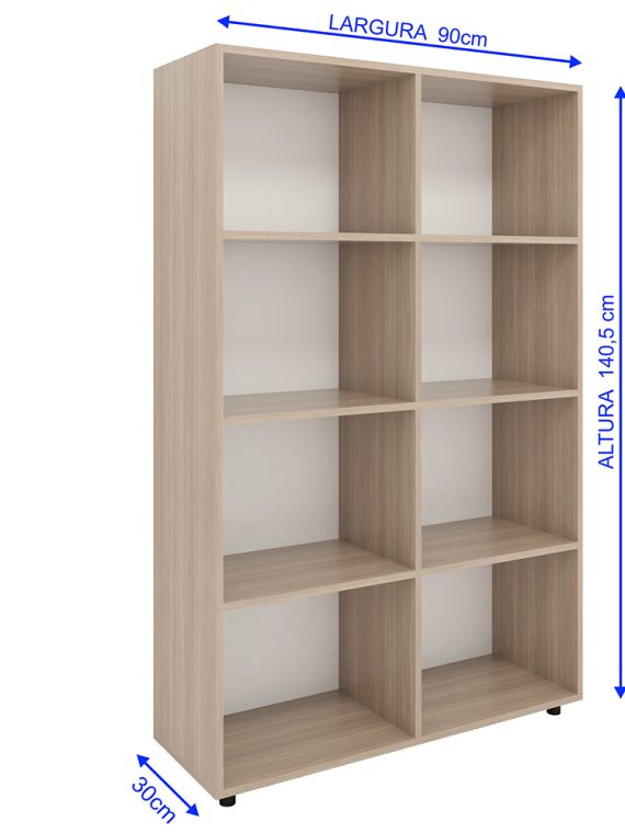 Estante Seul - c/8 Nichos Montana