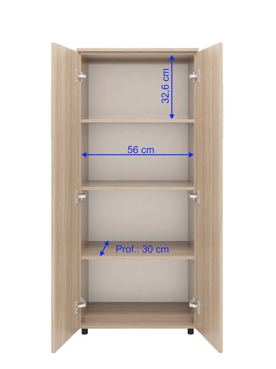 Armário Multiuso Daca c/ 04 Prateleiras Montana