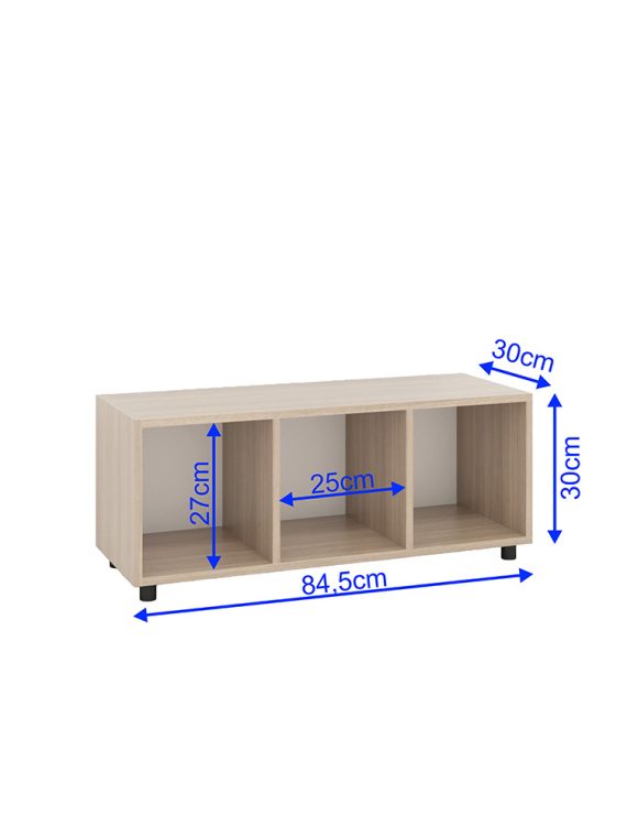 Estante Organizadora Madryn- c/ 03 Nichos Montana