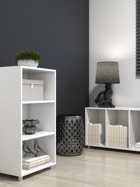 Estante Organizadora Medelin - c/ 03 Nichos Branco