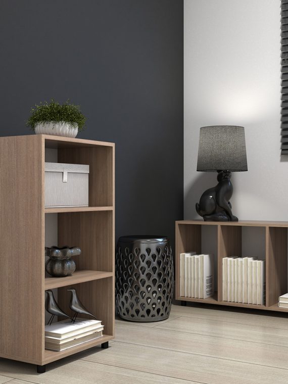 Estante Organizadora Medelin - c/ 03 Nichos Montana